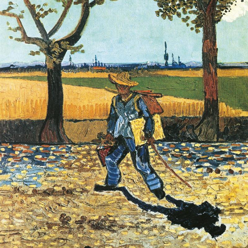 NOTIQUE Poznámkový kalendár Vincent van Gogh 2025, 30 x 30 cm