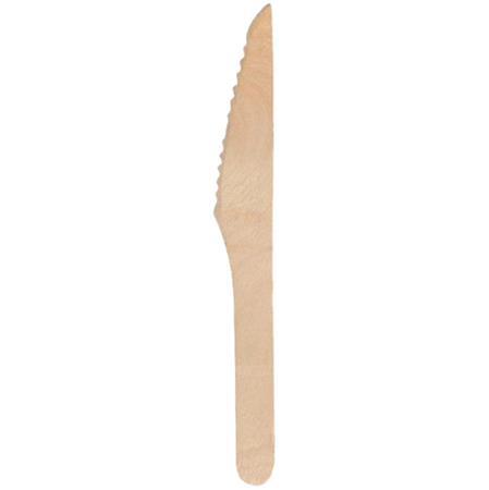 . Nôž, drevený, 16,5 cm, 100 ks