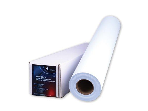 Kopírovací papier, kotúčový, 610 mm x 50 m x 50 mm, 80 g, VICTORIA