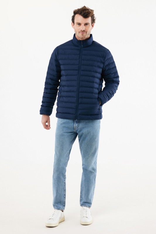IQONIQ Maiko pánska prešívaná bunda z rec. polyesteru námornícka modrá L 5