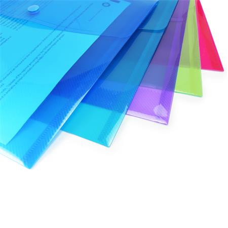 Obal na patent, A5, RAPESCO "Eco", mix priehľadných farieb 5