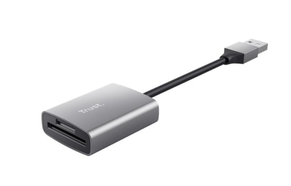 Čítačka kariet, pre SD + MicroSD kartu, USB 3.2 gen1, "TRUST Dalyx", strieborná 1