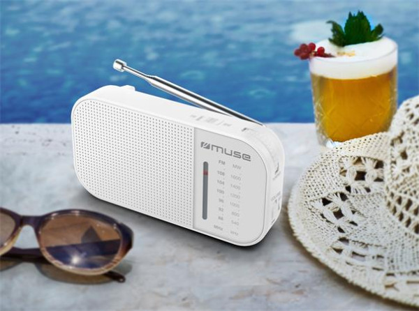Prenosné rádio MUSE "M-025RW", biele 2
