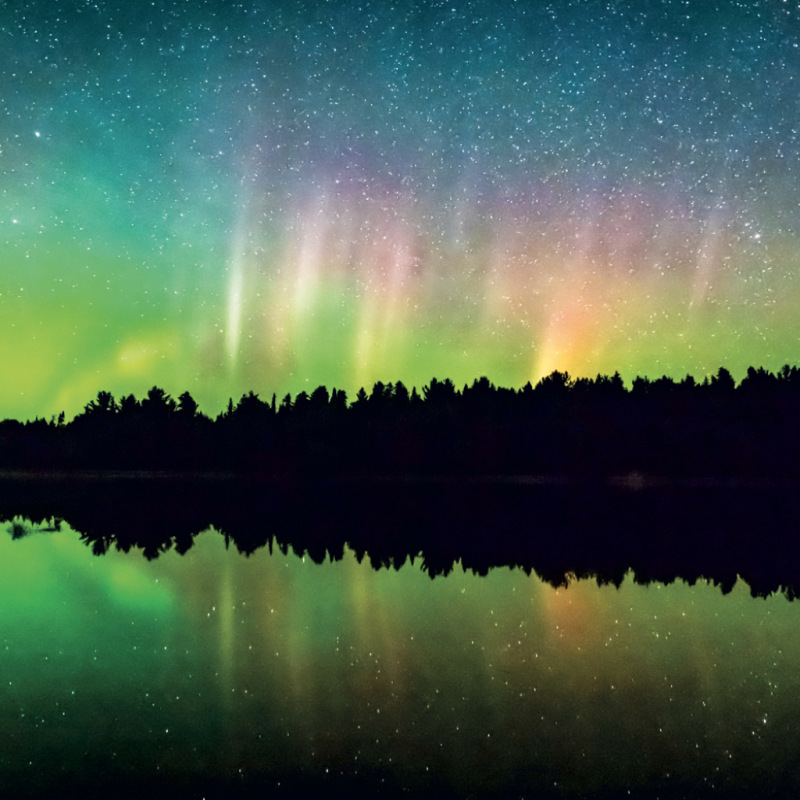 NOTIQUE Grid calendar Aurora Borealis 2027, 30 x 30 cm 8