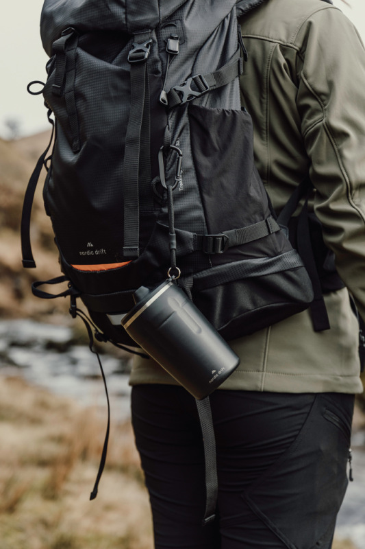 Nordic Drift Trail RCS Uzamyk. a nepriep. hrnček na kávu 350 čierna 10