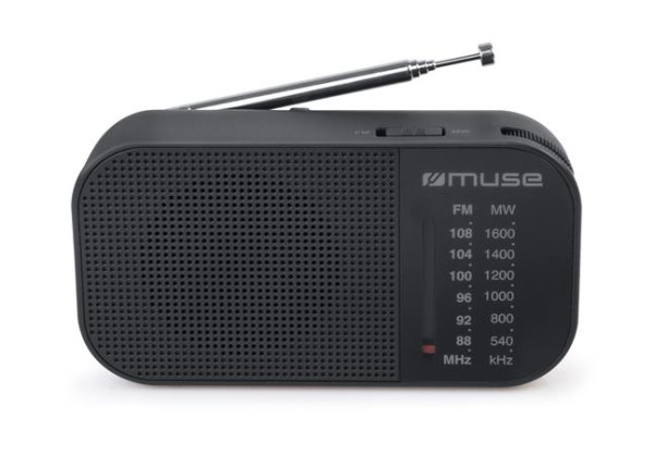 Rádio, prenosné, MUSE, „M-025R“, čierne 1
