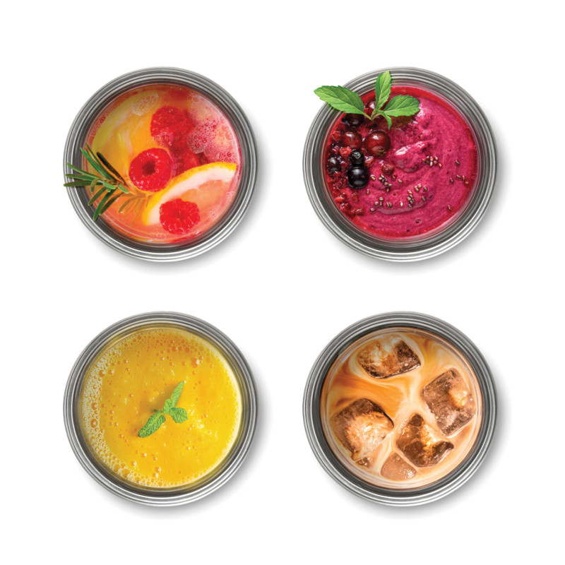 Cestovný nerezový termo hrnček 600ml Black+Blum oranžová 9