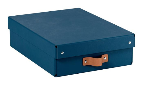 Úložný box, veľkosť M, nízky, LEITZ "Puro", modrý 1