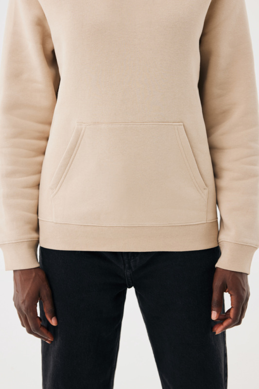 IQONIQ Joshua Unisex mikina s kapucňou z rec. bavlny desert S 16