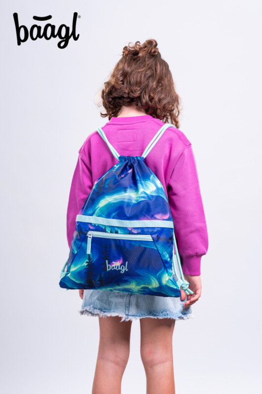 BAAGL SADA 5 Zippy Plus Aurora: aktovka, peračník, vrecko, zástera, peňaženka GRS 12