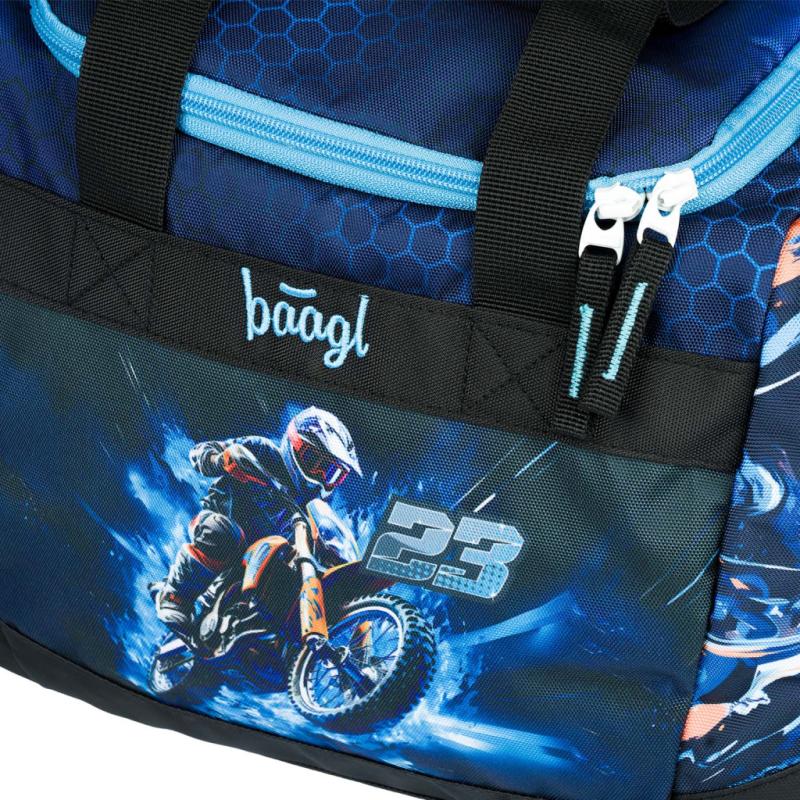 BAAGL Detská športová taška Motorka