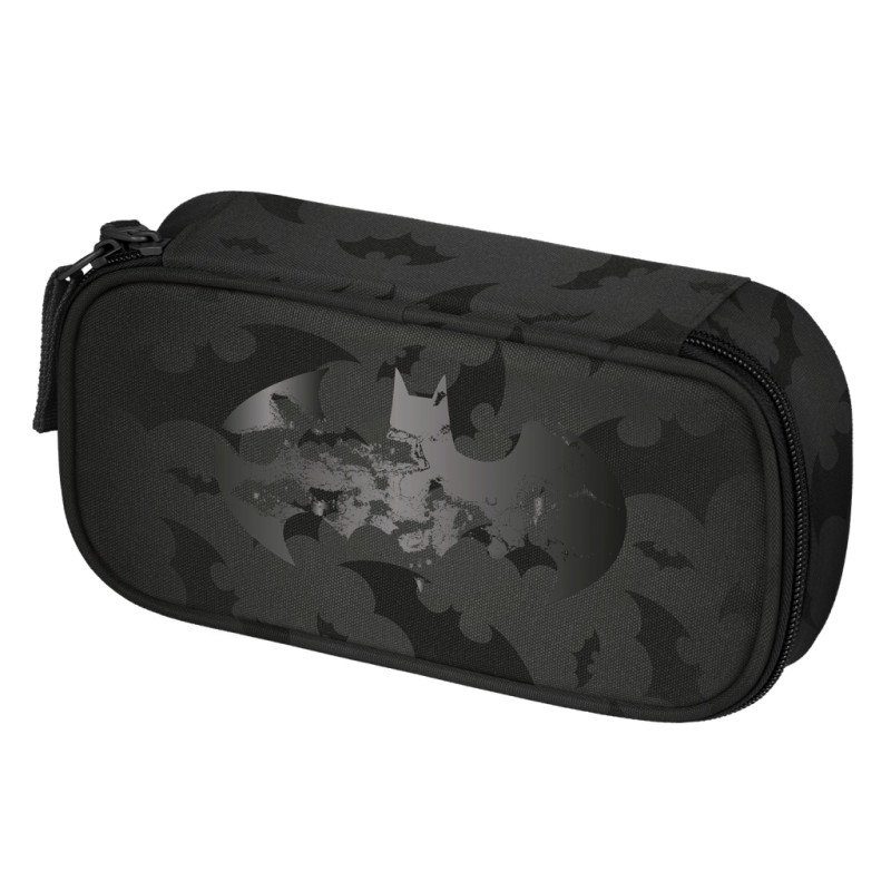 BAAGL Školský peračník etui Batman čierny