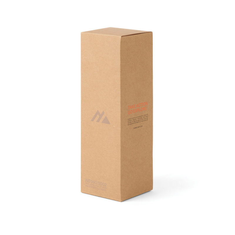 Nordic Drift Trail Ultra Ľahká Titánová Fľaša na vodu 600 ml strieborná 3