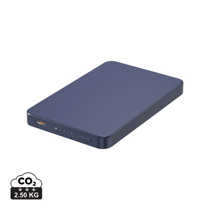 Urban Vitamin Marin 5000 mAh magnet. 15 W bezd. powerbanka modrá