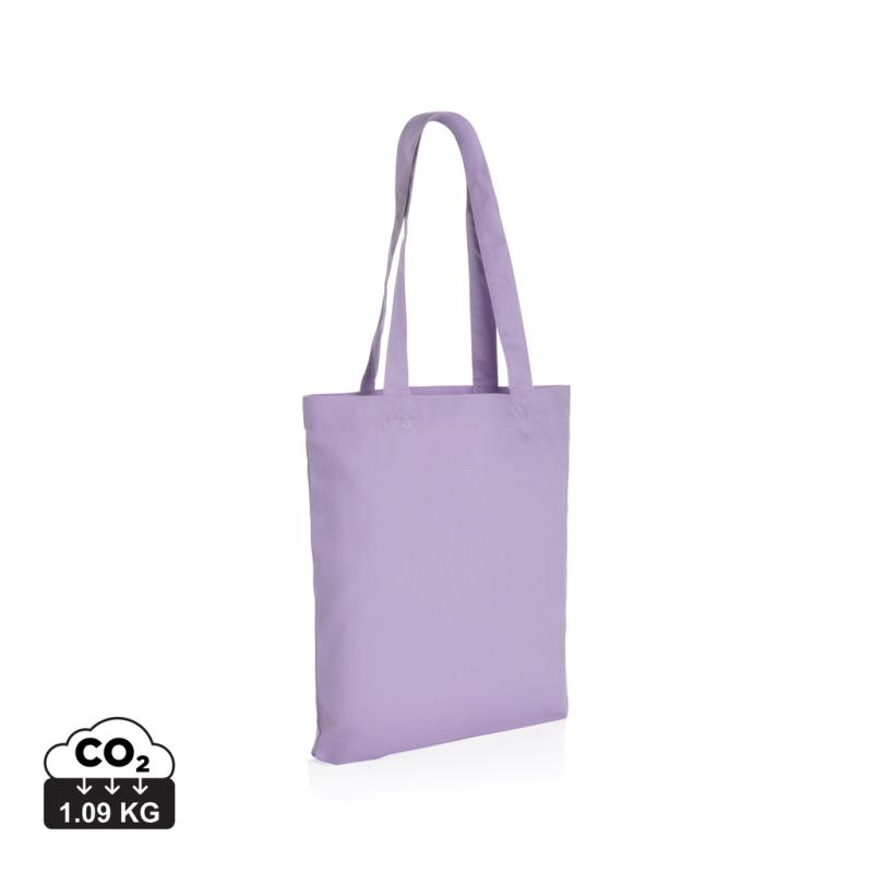 Tote bag Impact z 285g recykl. canvas lavender