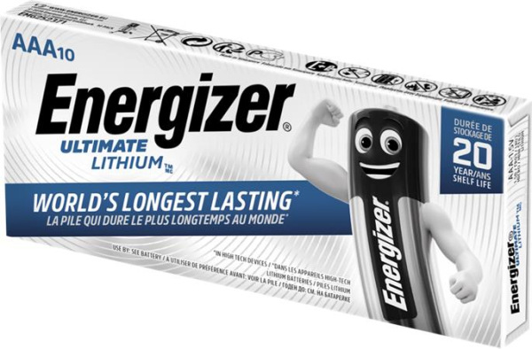 Batéria, AAA mikro, 10 ks, Lítium, ENERGIZER "Ultimate Lithium" 1