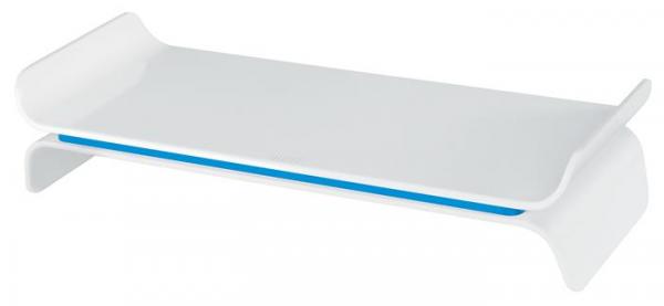 Podstavec pod monitor, nastaviteľný, LEITZ "Ergo Wow", modrá