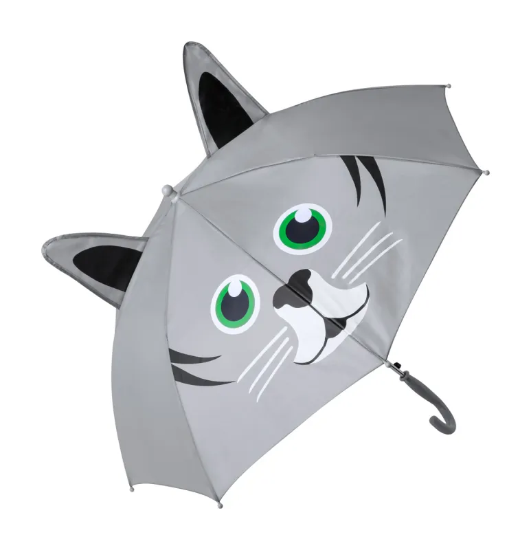 Seter detský dáždnik, mačka