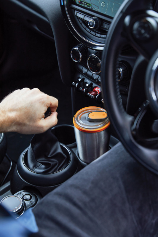 Cestovný nerezový termo hrnček 600ml Black+Blum oranžová 11