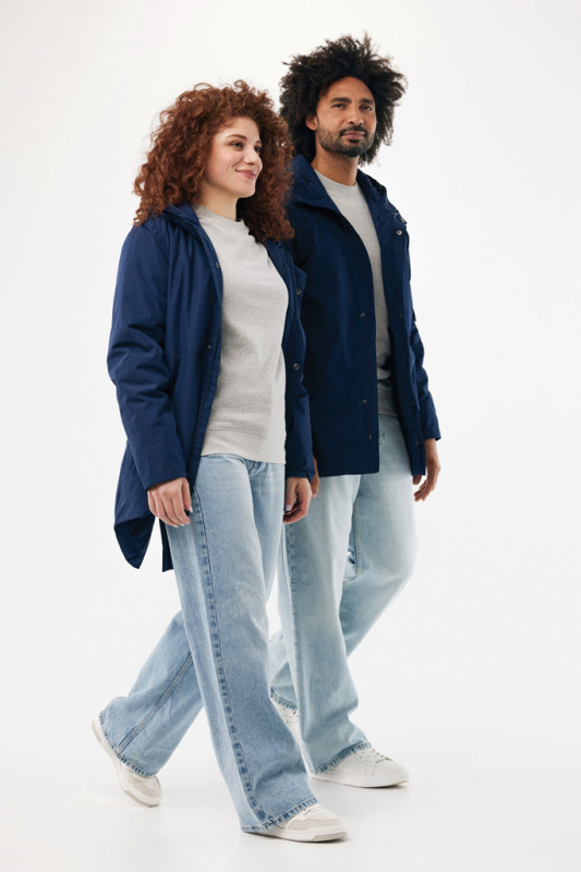 IQONIQ Thelon parka z recyklovaného polyesteru námornícka modrá XXS 19