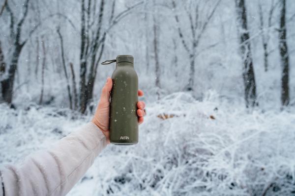 Termo fľaša Avira Avior 500ml z RCS recyklovanej ocele zelená 12